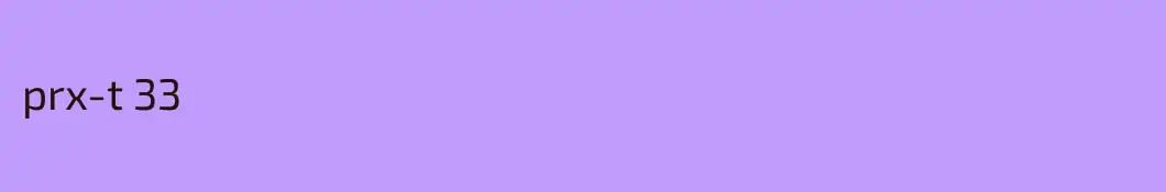prx-t 33